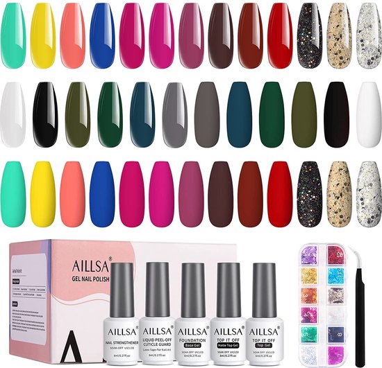 Nagellak Set Gel Nagellak Set 24 stuks bol