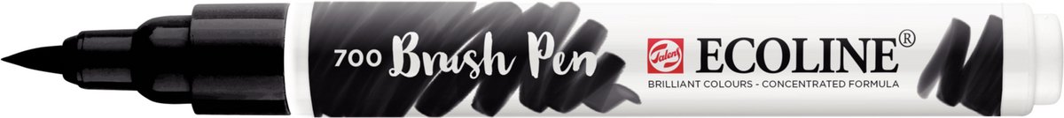 Ecoline - Brushpen - Zwart - 700 Talens