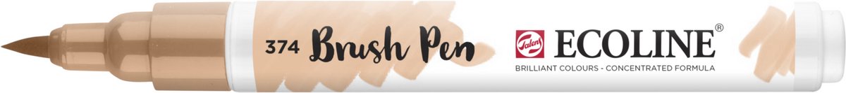 Ecoline - Brushpen - Roze beige - 374Talens