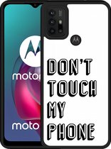 Motorola Moto G10 Hardcase hoesje Don't Touch My Phone - Designed by Cazy