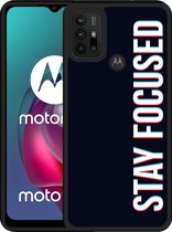 Motorola Moto G10 Hardcase hoesje Stay Focused - Designed by Cazy