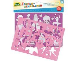 Tekensjablonen - Prinsessen, feeën & elfjes