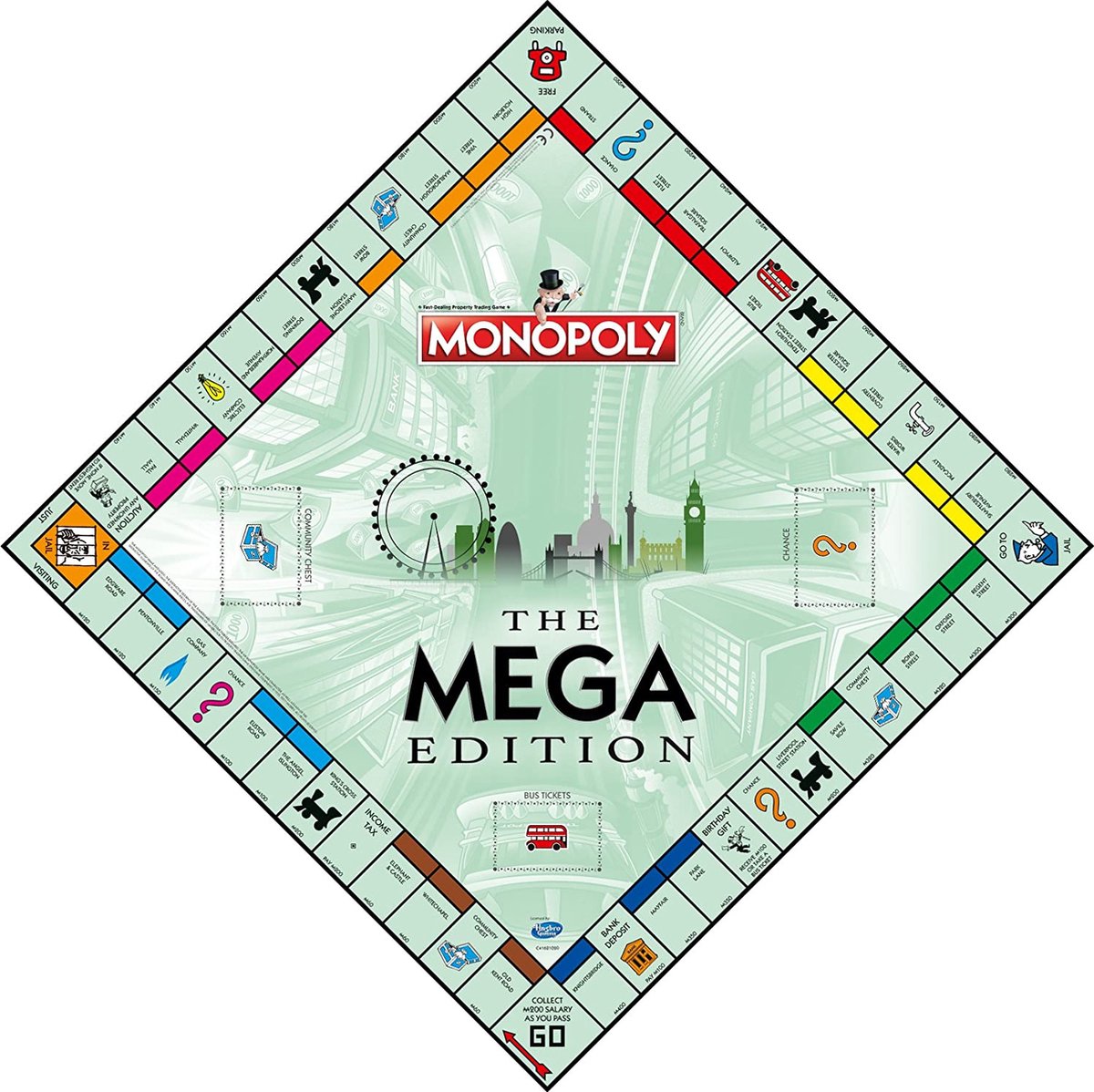 trog overal vraag naar Monopoly Mega editie - ultra uitgebreide editie - met wolkenkrabbers |  Games | bol.com