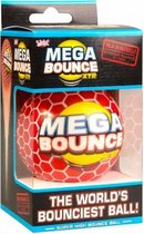 stuiterbal Mega Bounce XTR 7 cm rubber rood/wit