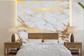 Papier peint - Papiers Papier peint photo Marbre - Motifs - Or - Largeur 300 cm x Hauteur 300 cm