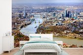 Behang - Fotobehang Theems - Londen - Architectuur - Breedte 420 cm x hoogte 280 cm