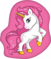 kussen Unicorn meisjes 40 cm polyester roze