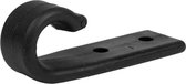 Afdekzeilwinkel - Carrosseriehaak vlak nylon zwart 10 stuks