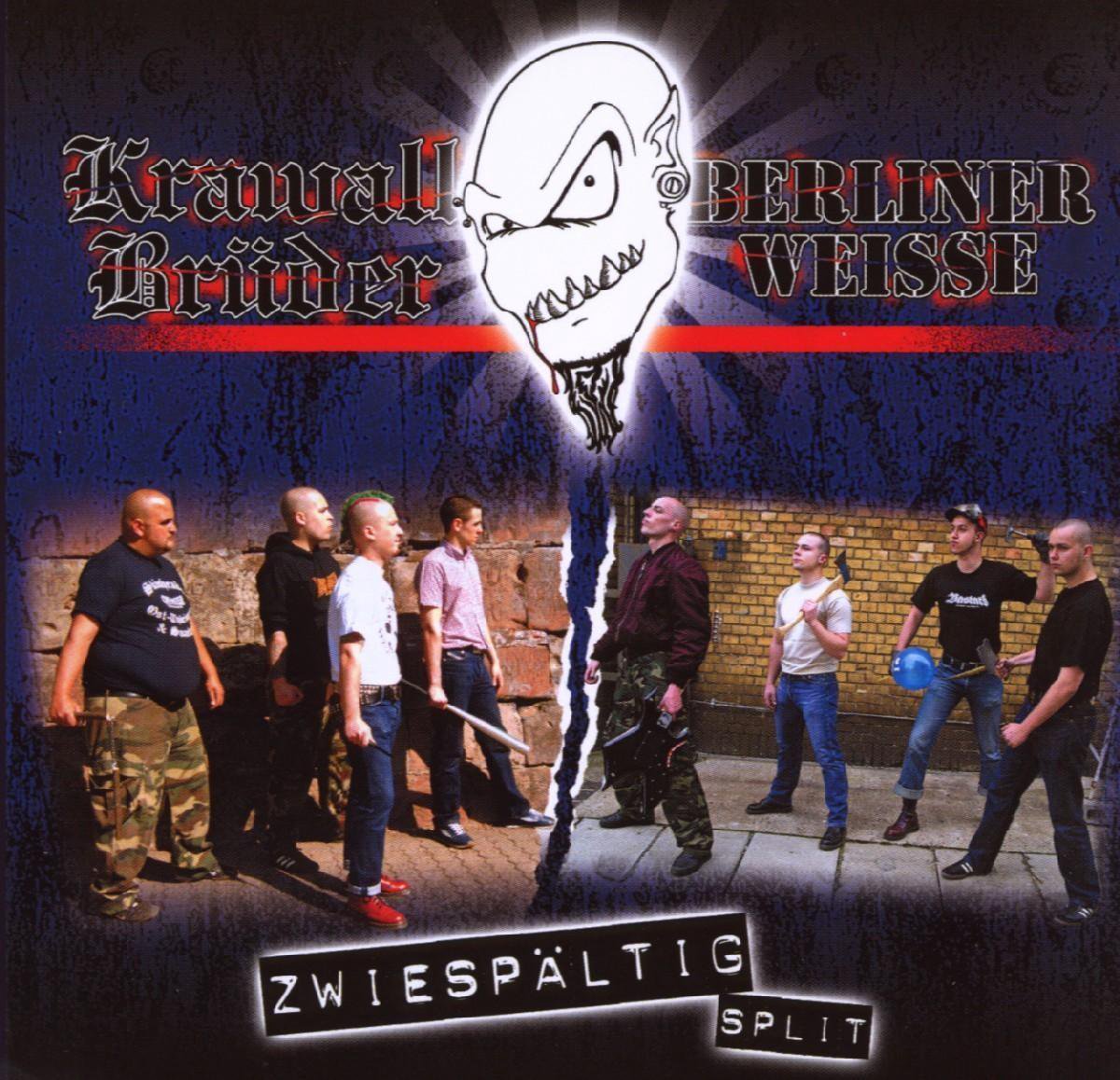 Krawall Brüder & Berliner Weisse - Zwiespältig Split (CD)