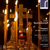 F Saint Thomas Choir Of Men & Boys - Rachmaninov Vespers (All-Night Vigi (CD)