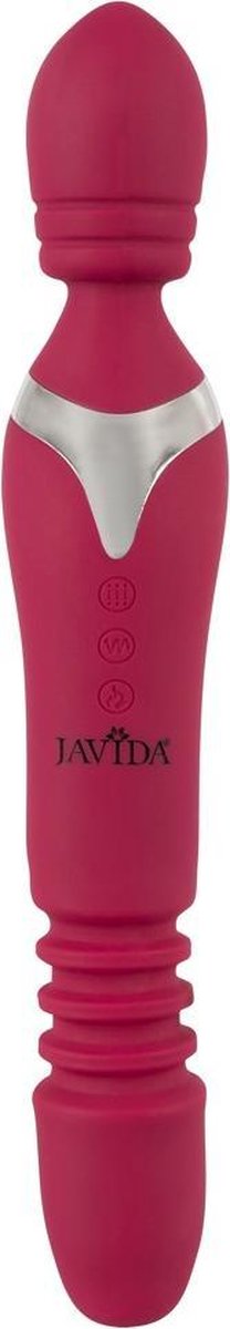 Javida Massage Wand Warming & Thrusting Vibe Vibrator Rood