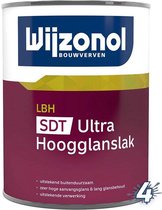 Wijzonol LBH SDT Ultra Hoogglans 1 liter  - RAL 9010
