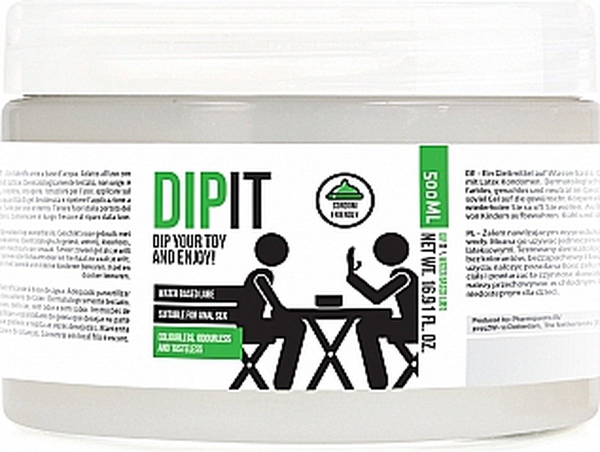 Goedkoopste Pharmquests Dip It Dip Your Toy And Enjoy Glijmiddel op Waterbasis - 500 ml