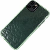 Apple iPhone 11 Pro - Silicone transparante soft hoesje Emma groen - Geschikt voor