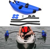 SUP peddels-Sidekick Arms Rod Kajak Boot Vissen Staande Float Stabilizer System Kit Blue