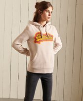 Superdry Dames Trui Vintage Logo hoodie met regenboogkleuren