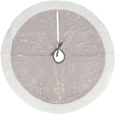 Gerimport Kerstboomrok Fantasy 120 Cm Polyester Zilver/wit
