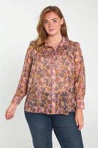 Paprika Dames Blouse met volants en bloemetjesprint - Blouse - Maat 50