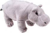 knuffelnijlpaard Baby Savana 17 cm grijs