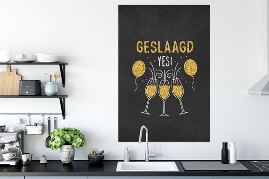 Affiche Passed - Fête - Or - 80x120 cm