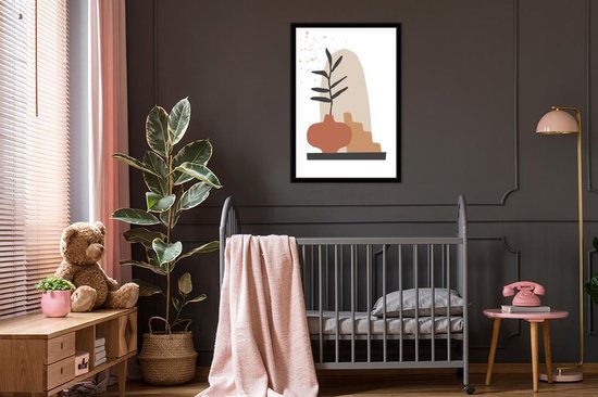 Cadre photo avec affiche - Été - Plante - Wit - Étagère - 80x120 cm - Cadre pour affiche