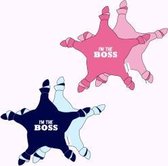 Frogs and Dogs 'Boefje' Kraamcadeau Roze 74/80