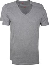 Levi's T-Shirt V-Hals Grijs 2-Pack - maat S