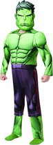 Rubie's Verkleedkostuum Hulk Deluxe Junior Groen Maat 9-10 Jaar