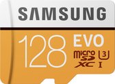 Samsung Evo Micro SD kaart 128GB - met adapter