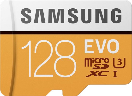 Samsung Evo Micro kaart 128GB - met |