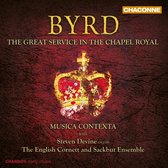Musica Contexta, Steven Devine, The English Cornett And Sackbut Ensemble - The Great Service In The Chapel Royal (CD)