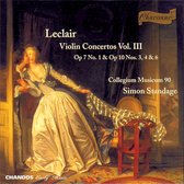 Collegium Musicum 90, Simon Standage - Leclair: Violin Concertos, Vol. 3 (CD)