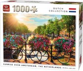 Legpuzzel Sunrise over Amsterdam 1000 Stukjes