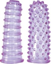 Lust Finger - Soft and Bumpy Sleeves - Purple