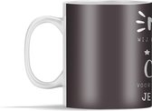 Mok - Moederdag Cadeautje - Je hebt ons al - Zwart - 350 ml - Beker