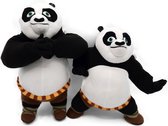 Kung Fu Panda - Knuffel Set - 2x Master Po - Knuffelbeer - Pandabeer - Pluche (28-32 cm)