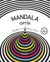 Mandala Optik   Büyükler İçin Boyama Kitabı