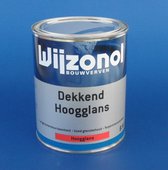Wijzonol Dekkend Hoogglans lak RAL 9001 Cremewit 500 ml