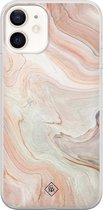 iPhone 12 hoesje siliconen - Marmer waves | Apple iPhone 12 case |