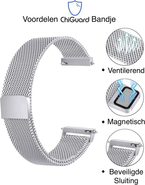 Samsung Watch 4 Classic 42mm - Bande milanaise noire