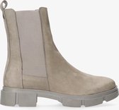 Tango | Romy 9-c grey nubuck chelsea boot - grey sole | Maat: 38