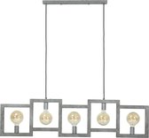 dePauwWonen 5L Top down Hanglamp -  incl led lampen - E27 - Oud Zilver