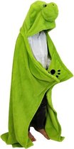 deken Schildpad junior 130 x 100 cm fleece groen