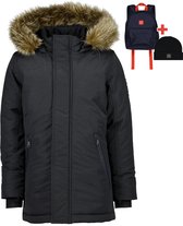 Vingino jongens winterjas Takumi Deep Black