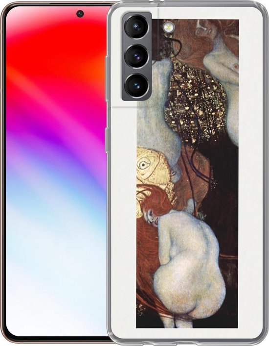 Coque Samsung Galaxy S21 - Poisson rouge - Gustav Klimt - Coque de téléphone en Siliconen