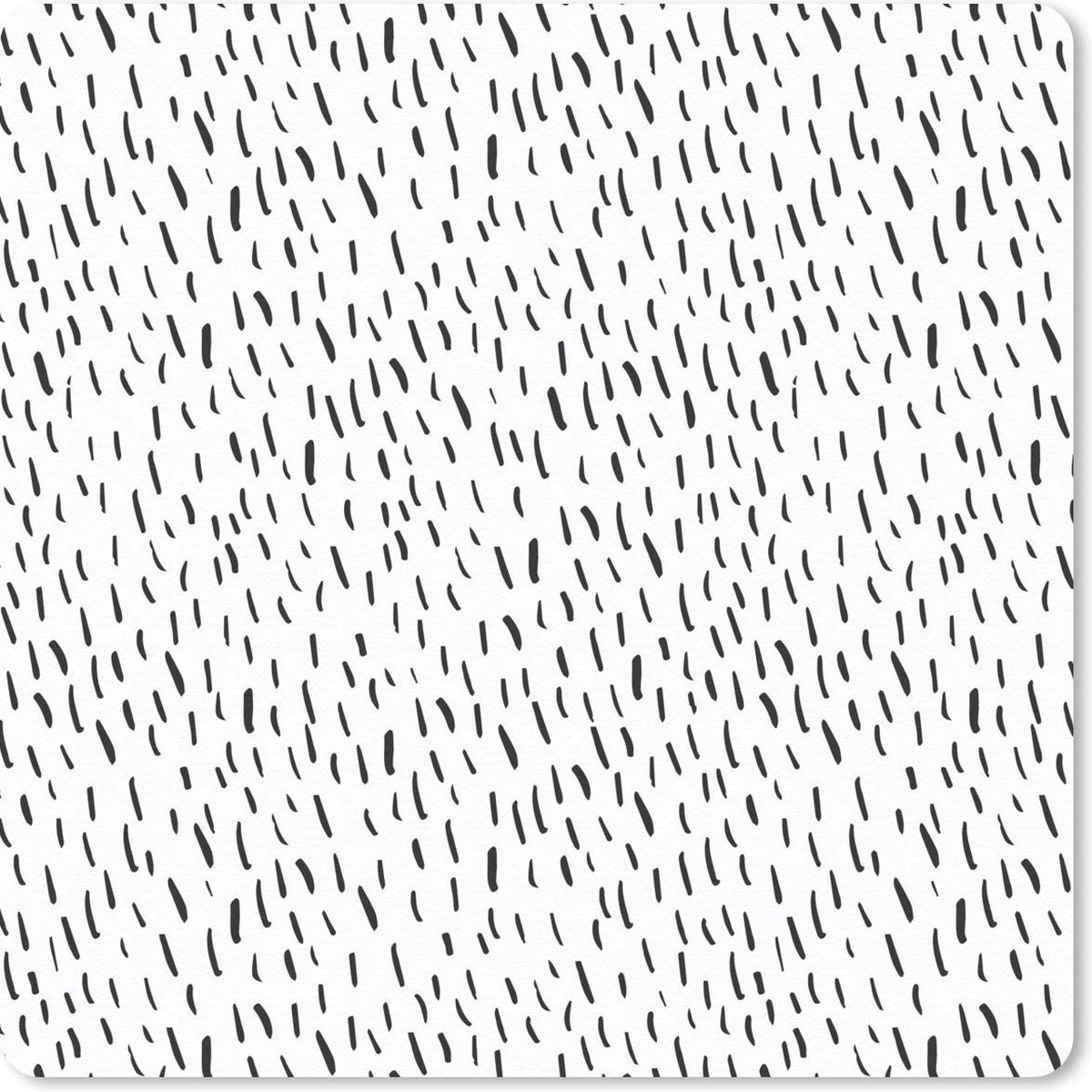 Muismat 30x30 cm - Mousepad Regen - Zomer - Patroon - Muismatten