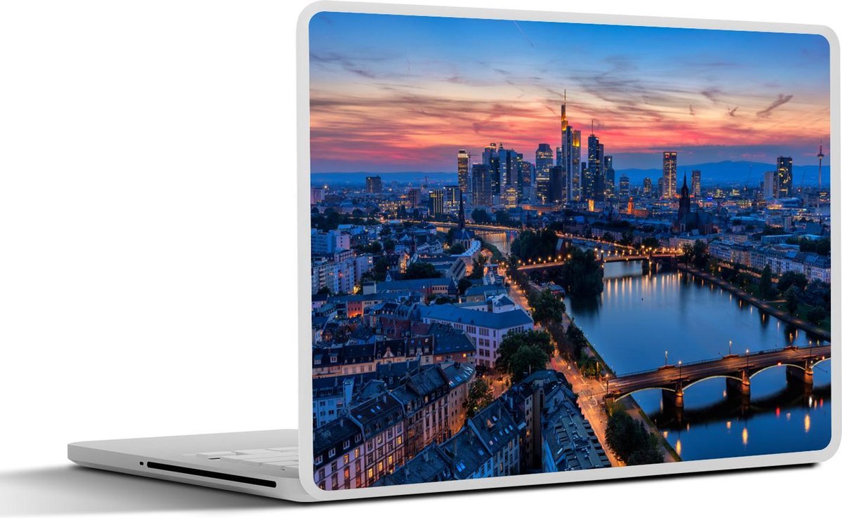 Afbeelding van product SleevesAndCases  Laptop sticker - 13.3 inch - Frankfurt - Duitsland - Water