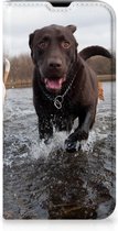 Standcase Hoesje Geschikt voor iPhone 13 Pro Smart Cover Honden Labrador
