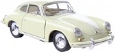 schaalmodel Porsche 1:32 junior die-cast 10 cm cr√®me