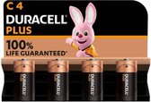 Duracell MN1400B4, Batterie à usage unique, C, Alcaline, 1,5 V, 4 pièce(s), Noir, Orange
